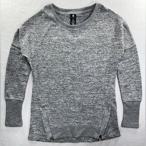 Active Life Heather Grey Long Sleeve Knit Crew Neck Pullover! Size Medium.